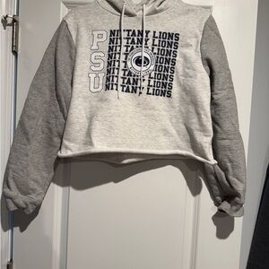 League Gray & Light Gray Penn State Crewneck Sweatshirt